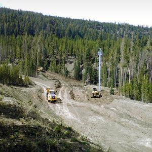 Spanish Peaks ROW 2 construction site
