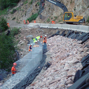 Yankee Fork Road construction project